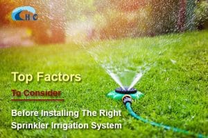 Sprinkler Irrigation System Installation
